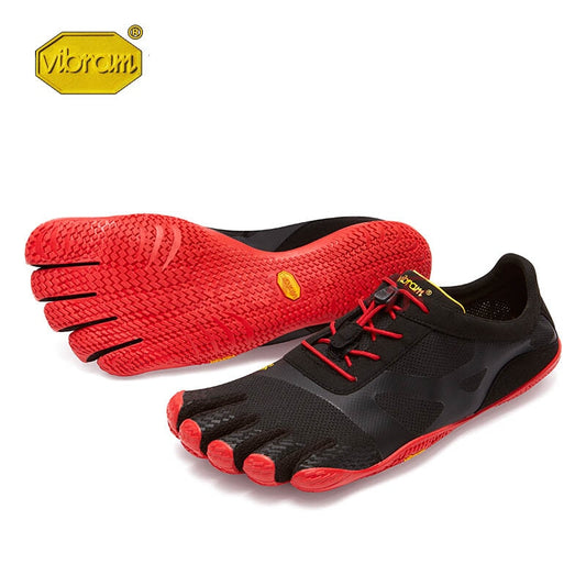 Vibram KSO EVO FiveFingers | Rubber Design with Five Fingers Outdoor Slip Resistant technology | Breathable Barefoot Shoe for Men