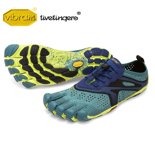 Vibram Fivefingers V-RUN Men's Outdoor Sports Barefoot Shoes | Five Fingers | Breathable | Wear Resistant Five-toed Sneakers